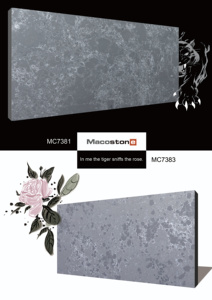 หินควอตซ์แซนด์ธรรมชาติหินเทียมเคาน์เตอร์ Calacatta สำหรับห้องครัวห้องน้ำ - Product Image 2
