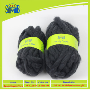 bufanda que hace <span class=keywords><strong>punto</strong></span> grueso estupendo hilos <span class=keywords><strong>de</strong></span> <span class=keywords><strong>ganchillo</strong></span> <span class=keywords><strong>de</strong></span> acrílico <span class=keywords><strong>de</strong></span> lujo poliéster mezclado hilo <span class=keywords><strong>de</strong></span> tejer - Product Image 4
