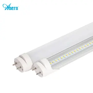 מגורים תאורת צינור 1.2m 18w led צינור t8 עם עגול פלורסנט אור כיסוי