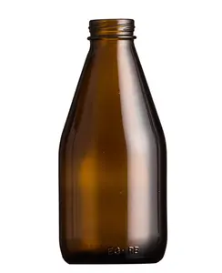 12 oz. (355 ml) Amber Glass Stubby Beer Bottles, Twist Off Neck