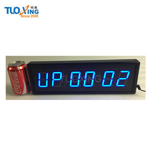 <span class=keywords><strong>2.3</strong></span> بوصة 6 أرقام الصمام الرقمي ساعة حائط أخضر led ساعة تنبيه - Product Image 4