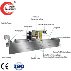 Trứng muối Máy Đóng Gói hoàn toàn tự động ngang hình thức điền vào máy con dấu thermoforming máy đóng gói chân không cho thực phẩm - Product Image 4