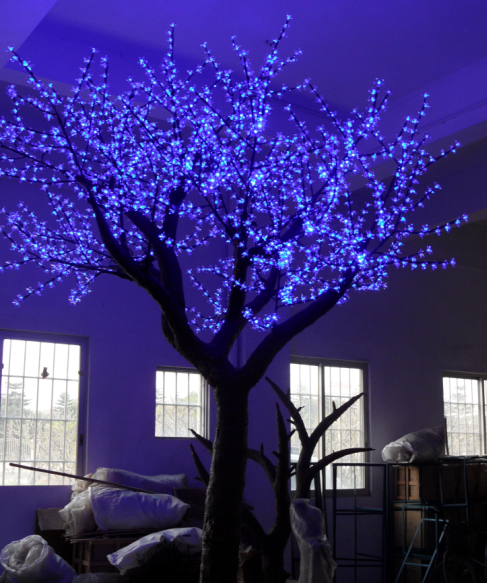 Guirlande Lumineuse Saule & Fleurs De Cerisier – 144 LED, 2,3 M – Avec Télécommande – Décoration Murale