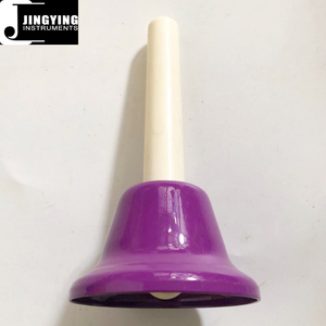 2024 Jingying Music <span class=keywords><strong>Orff</strong></span> Campana de lección para niños, Venta al por mayor <span class=keywords><strong>Orff</strong></span> Jingle Bells 8PCS Colores Campanas de mano - Product Image 5