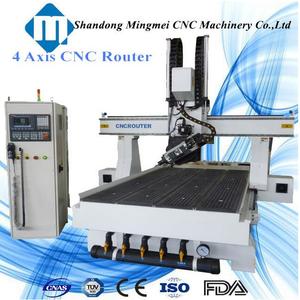 เครื่องแกะสลักไม้ซีเอ็นซี 4 แกน ยี่ห้ออิตาลี HSD / เครื่องแกะสลักซีเอ็นซีสำหรับผลิตประตู / เครื่องซีเอ็นซีแบบนิวเมติก 3 แกน - Product Image 4