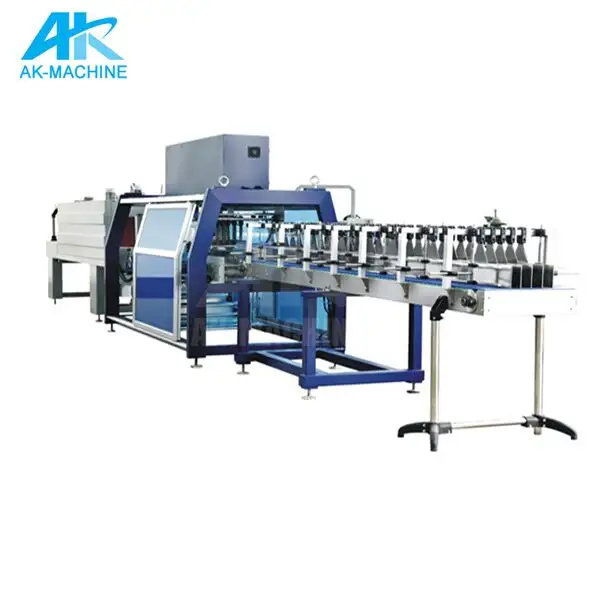 Sealer Shrink Wrapping Machine For Film Auto Shrink Packing Machinery AK-350A Linear Shrink Wrapping Packaging Equipment