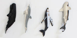 Cadeau d'aquarium modèle d'animal de l'océan profond requin jouet en plastique - Product Image 6