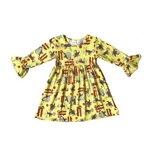 Robe tendance de princesse pour petite fille, vêtements pour enfants et bébés, personnages suer The George, nouvelle collection 2018