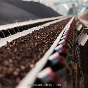 Rubber conveyor belt / for mining applications / high-resistance / reinforced