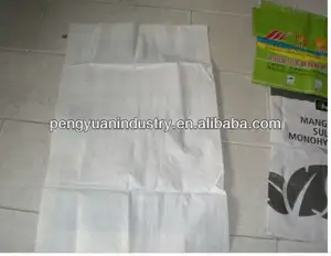 25kg/50kg packing weight pp woven bag for agricultural products/white pp woven bag made in china