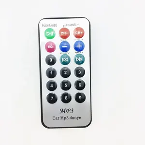 Thin Universal IR Remote Control for Car Audio NEC Code Remote Control MP3 DVD