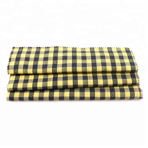 Sợi nhuộm kiểm tra dobby poplin cho áo sơ mi vải cotton - Product Image 5