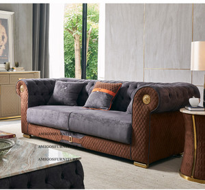 Ensemble de canapés luxueux pour hôtel, meubles, tissu, combinaison de couleurs, <span class=keywords><strong>suite</strong></span> lounge, <span class=keywords><strong>Royal</strong></span> - Product Image 5