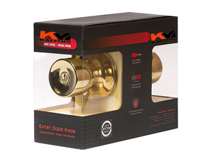 Loket <strong>Matte</strong> <strong>Black</strong> Entry Ball <strong>Door</strong> <strong>Knob</strong> Lock Set Value Pack of Stylish <strong>Door</strong> Locks Front <strong>Door</strong> Handle - Product Image 6