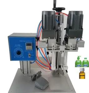 semi automatic screw capping machine pump top cap capper/closing cap machine