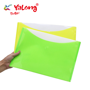 Yalong thực tế A4 hai mặt hai lớp 4 màu sắc 16C tập tin thư mục văn phòng cung cấp tập tin Túi - Product Image 4