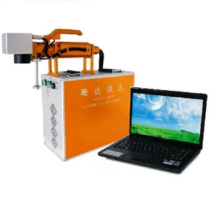 Optical hand-held fiber laser marking machine for metal 20w 30w 50w JPT laser marker for sale