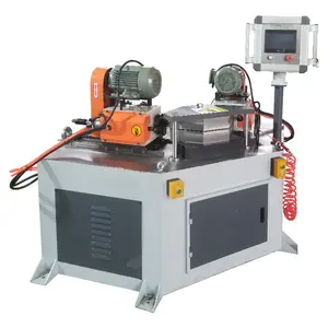 Automatic cnc pneumatic double head chamfering machine for pipe and round bar