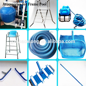 Thương mại lớn di động ngoài trời hình chữ nhật PVC thép kim loại khung vui chơi giải trí công viên nước hồ bơi với hệ thống lọc - Product Image 6