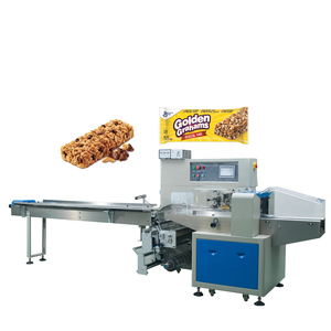 Certificación CE de flujo automático bocado nutrición Cereal Bar máquina de embalaje - Product Image 1