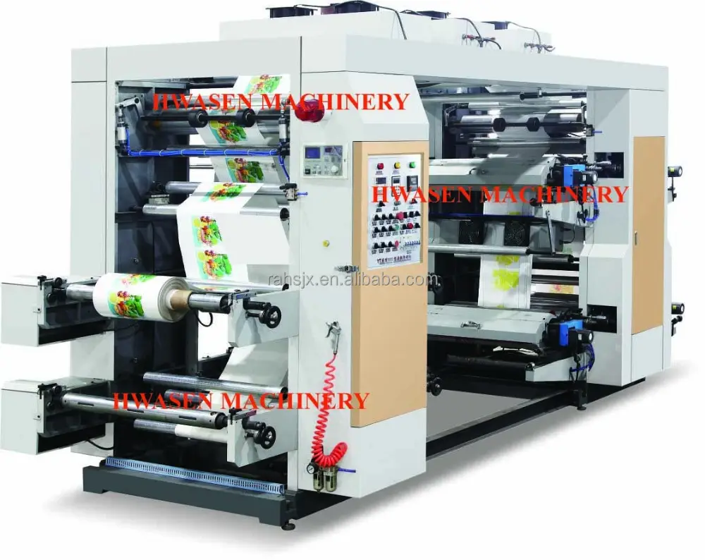 YT-4600 4 colors nylon 백 막 flexo printing 기계