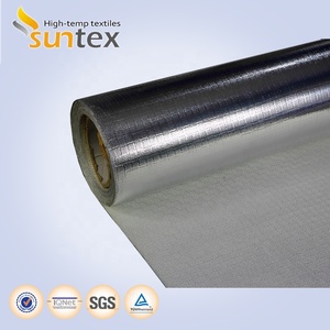 0.4mm Isolamento Térmico Fibra De Vidro Tecido Tecido Folha De Alumínio Laminado - Product Image 6