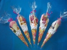 Clear <strong>Cone</strong> Shaped Cello <strong>Bags</strong> Cellophane <strong>Cone</strong> Shaped <strong>Sweet</strong> Treat Display Gift Party <strong>Bags</strong> - Product Image 4