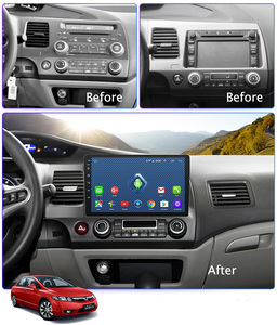 Reproductor Multimedia para Auto Wanqi 4G Lte de 9 Pulgadas con Android 11, Radio, Video, Audio Estéreo, Sistema de Navegación para Honda <span class=keywords><strong>Civic</strong></span> 2004-2011 - Product Image 3