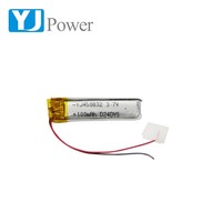 Ion Litium 450835 Prismatic, Baterai Isi Ulang 95MAh untuk Nirkabel