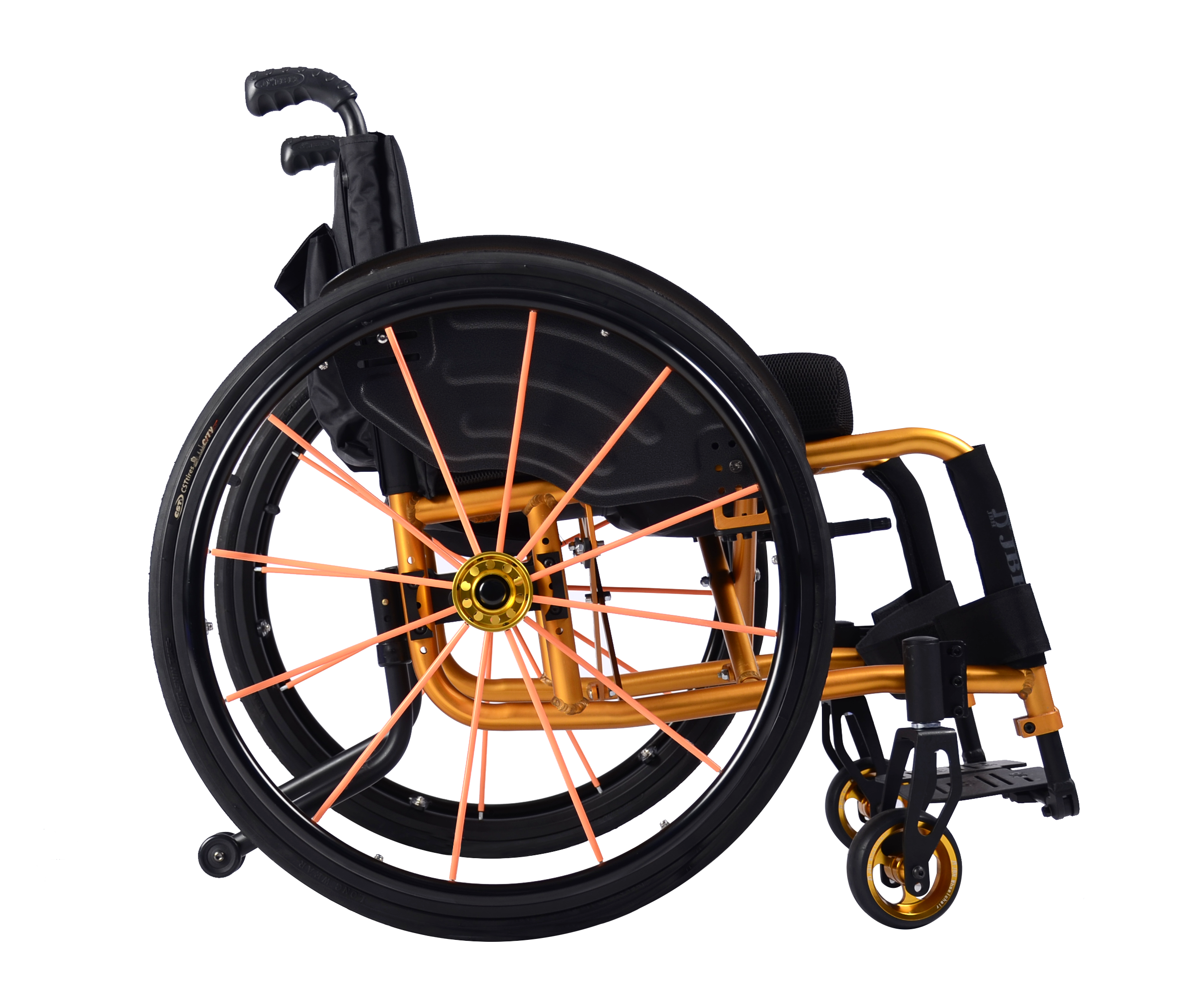 Высокопрочная углеродная Ручная легкая складная инвалидная коляска с сертификатом CE, самоходная Спортивная коляска для спины