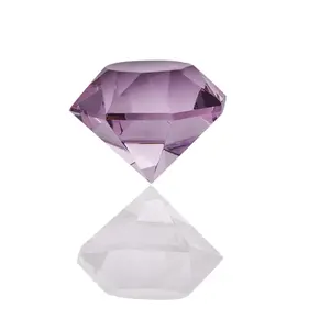 Honor of crystal Optical Clear K9 cristal verre diamant presse-papier/vente en gros transparent cristal diamants pour mariage cadeaux de retour