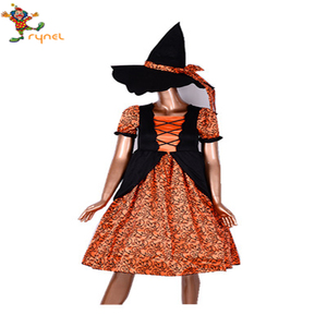 PGWC5222 de moda <span class=keywords><strong>Halloween</strong></span>, Sexy vestido de mujer Cosplay bruja traje de fiesta con sombrero - Product Image 1