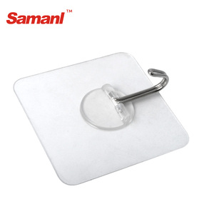 <span class=keywords><strong>Perchero</strong></span> de <span class=keywords><strong>Pared</strong></span> con Ganchos Adhesivos de 0.5mm de Grosor para Baño, <span class=keywords><strong>Perchero</strong></span> de Plástico, Ganchos de Bambú para Puerta, Bolsa Gratis - Product Image 2