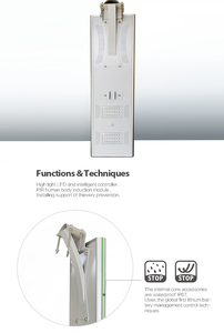 El mejor <span class=keywords><strong>precio</strong></span> de la buena calidad todo en una calle llevó las luces solares al aire libre - Product Image 4