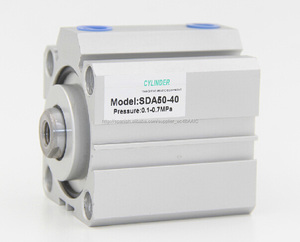 GOGO alta calidad doble efecto actuadores cilindro neumático SDA63-20 compacto cilindros de aire - Product Image 2