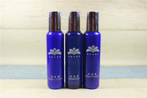 Botellas de champú de <span class=keywords><strong>hotel</strong></span> decorativo azul de calidad superior - Product Image 2