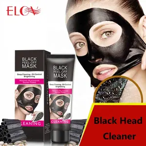 OEM/ODM Mitesser entferner Tiefen reinigung Öl kontrolle Gesichts maske Hot Sale Beliebte Bambus kohle Schwarz Peel Off Mud Gesichts maske