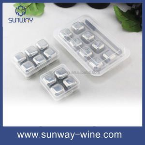 Whisky pierres <span class=keywords><strong>en</strong></span> acier inoxydable refroidisseur de <span class=keywords><strong>vin</strong></span> de glace réutilisables cubes - Product Image 2