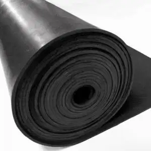 Le fabbriche cinesi producono rotoli per pavimenti in gomma Neoprene CR di alta qualità per l'industria nera