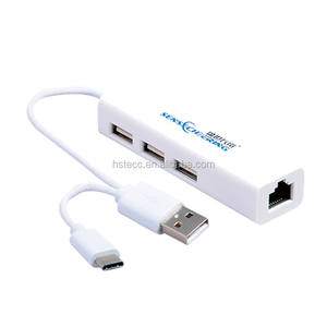 USB <span class=keywords><strong>3</strong></span>,1 C a RJ45 Red con <span class=keywords><strong>3</strong></span> puerto usb 2,0 - Product Image 1