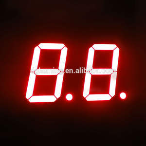 ultra red numérico led 7 segmento sinal 1 polegadas 2 duplo dígito - Product Image 1