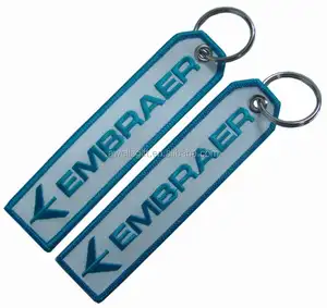 Boeing Cabin Crew Bag Tags A322 AIRBUS Embroidery Key Chain