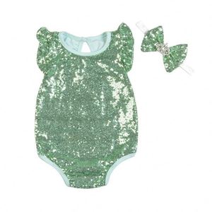 Barboteuse en coton pour nouveau-né, frocs élégants et mignons, avec bandeau, vêtements pour bébés, nouvelle collection - Product Image 4