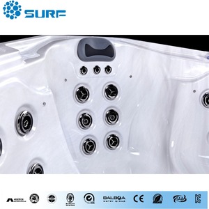 Diseño moderno 6 personas bañera de hidromasaje jacuzzi piscina de hidromasaje bañeras de hidromasaje al aire libre con sistema Balboa - Product Image 4