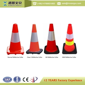 Fábrica de China blanco naranja grande tráfico carretera conos para la venta - Product Image 1