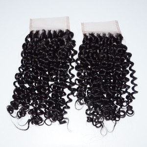 Grado 5A wholesale Lace closure virgen del pelo invisible en tres partes del encierro del cordón - Product Image 3