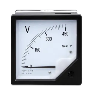 (Yüksek Kalite) Hareketli Demir Tipi Analog panel metre Sadece AC Ampermetre 96*96mm