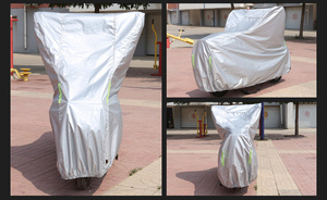 Venta al por mayor plegable al aire libre impermeable a prueba de polvo cubierta de la motocicleta para motores - Product Image 3