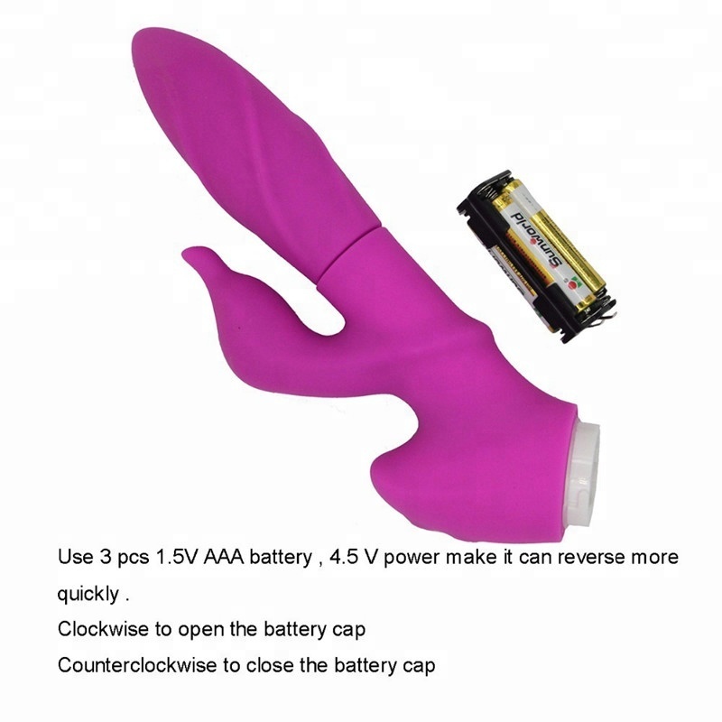 360 Degrés Rotation Gode Vibrator10 Vitesses Calme Dauphin Masseur Stimuler G Spot Marsturbator