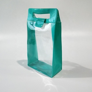 wholesale snap plastic packaging PVC clear bag tote bag